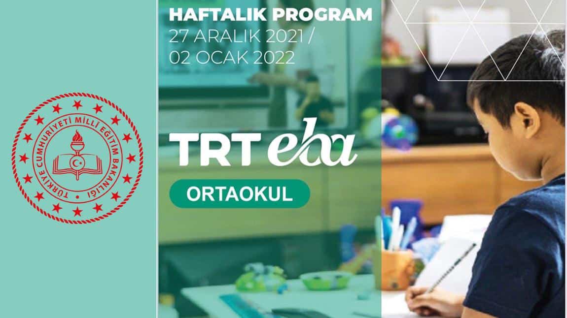 TRT eba Ortaokul Hafta içi yayın programı yayınlandı....
